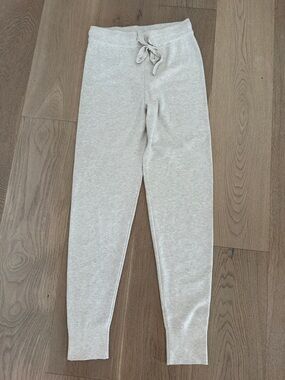 H&M knit joggers beige XS